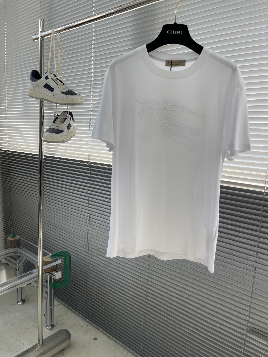 -BBR 100%纯正血统品质，2025春夏新品战马刺绣标识男士商务休闲简约圆领短袖T恤！颇具法式风格的