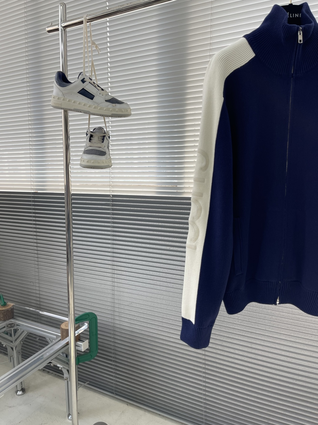 -GUCC 2024fw Gart系列毛织拉链外套，拼接毛织拉链外套 袖口自带logo刺绣 男女同款 码