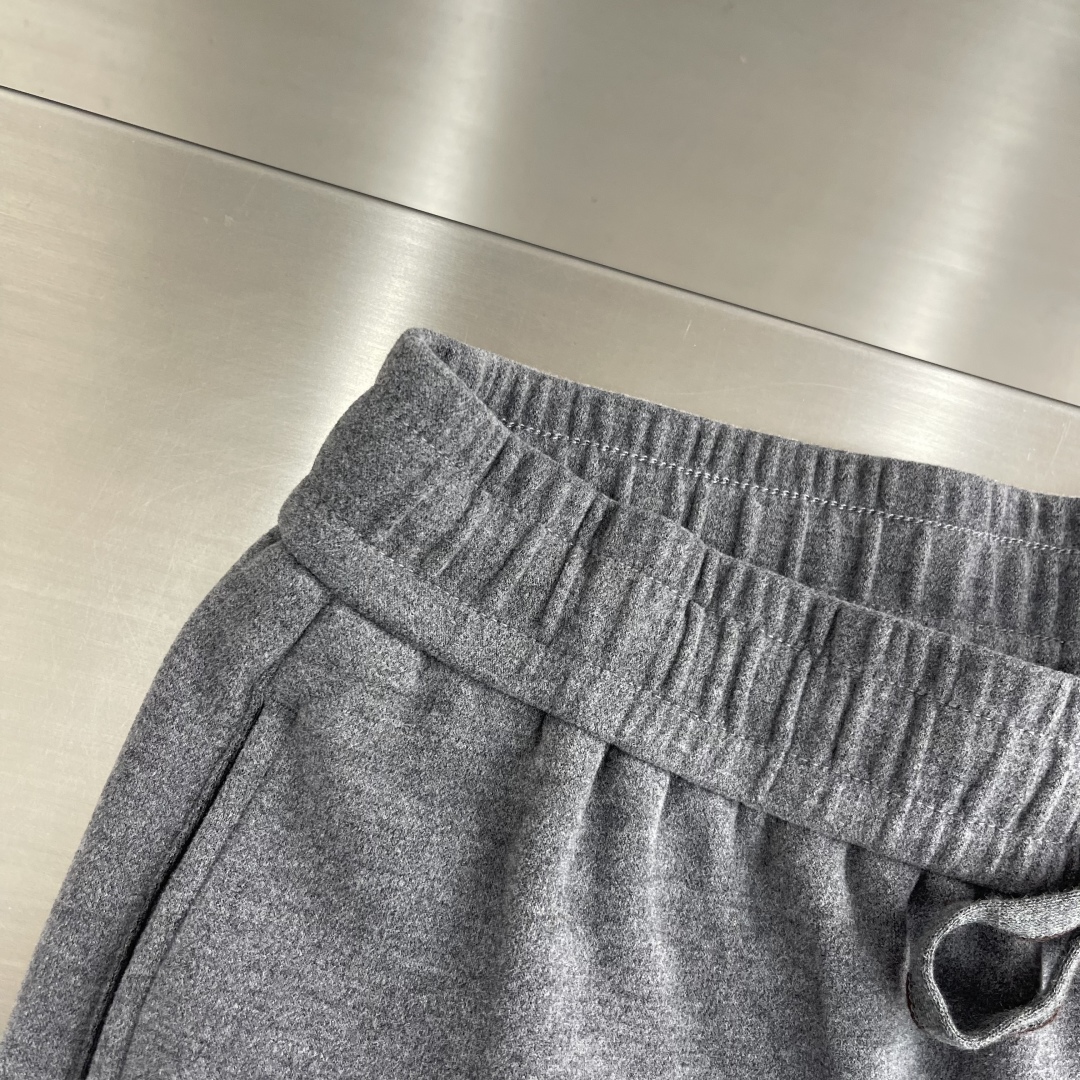-Loro Piana 25秋冬新款羊毛混纺长裤奢华净享，天然之美。精选羊毛、醋酸纤维、弹力纤维及氨纶四