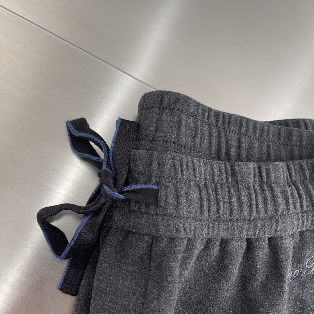 -Loro Piana 25秋冬新款羊毛混纺长裤奢华净享，天然之美。精选羊毛、醋酸纤维、弹力纤维及氨纶四