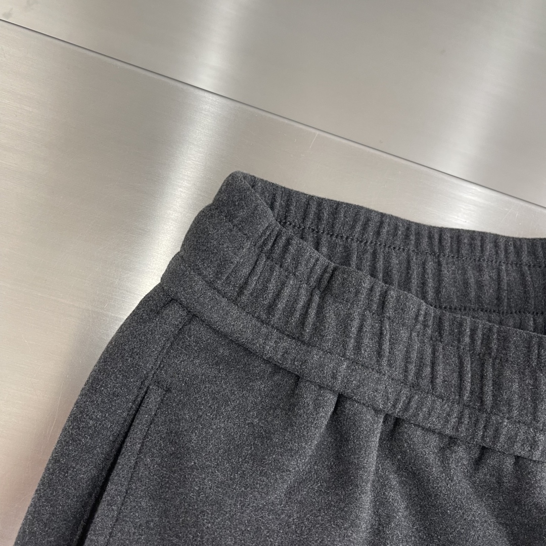 -Loro Piana 25秋冬新款羊毛混纺长裤奢华净享，天然之美。精选羊毛、醋酸纤维、弹力纤维及氨纶四