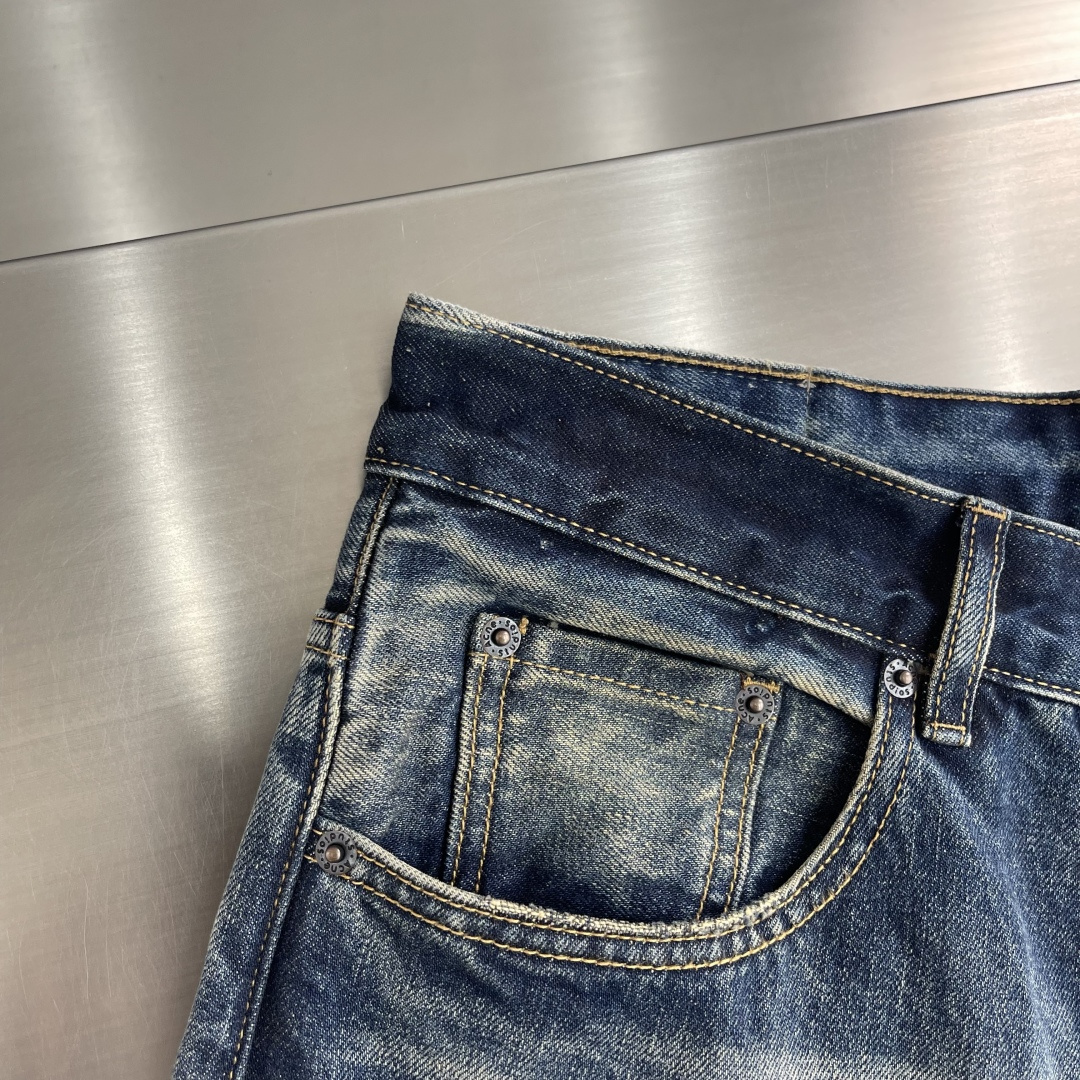 -Acne 25ss新款做旧纽扣门襟牛仔裤 男女同款 高版本码数：29.30.31.32.33.腰围 8