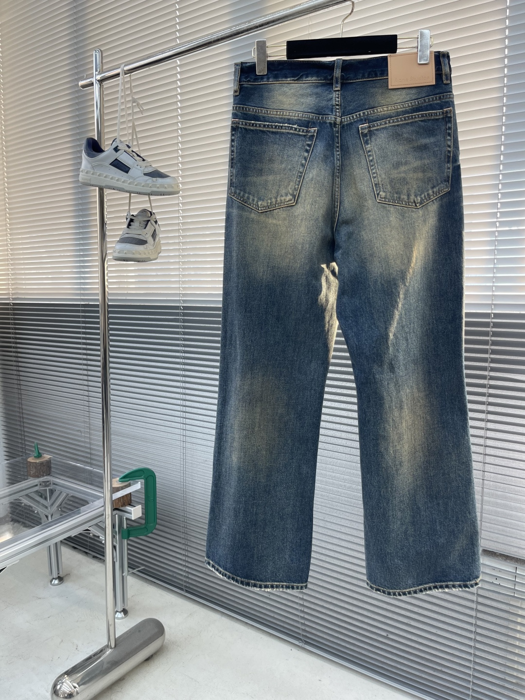 -Acne 25ss新款做旧纽扣门襟牛仔裤 男女同款 高版本码数：29.30.31.32.33.腰围 8