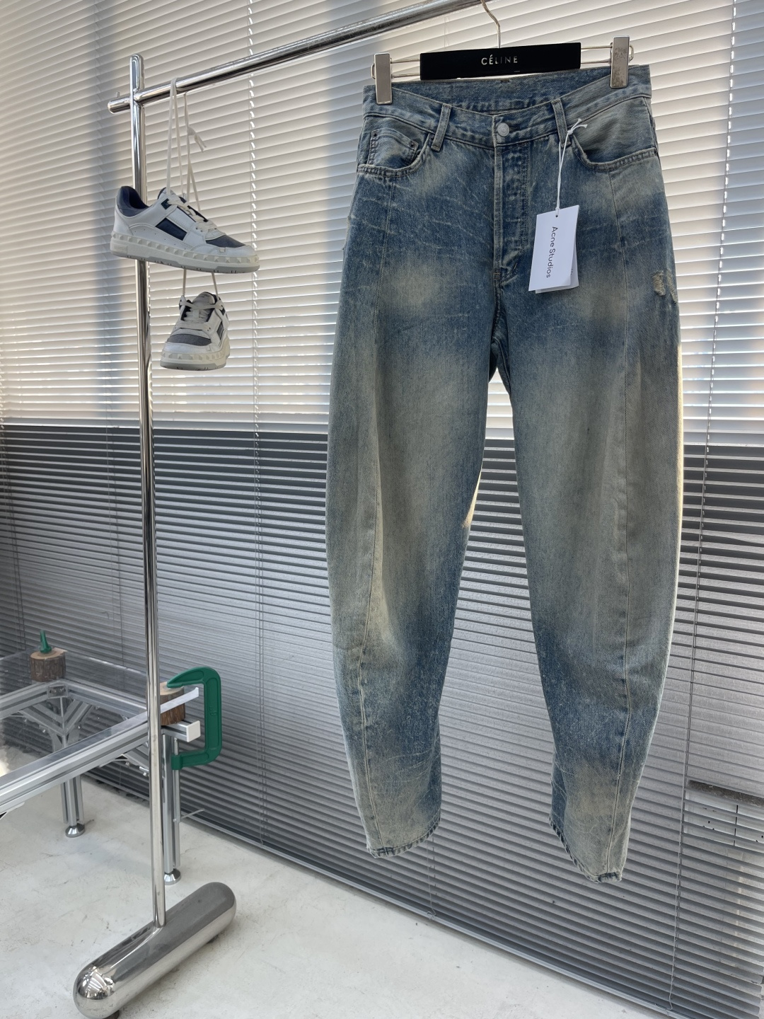 -Acne 25ss新款2006F 弯刀宽松低腰阔腿牛仔裤 男女同款 高版本码数：29.30.31.32