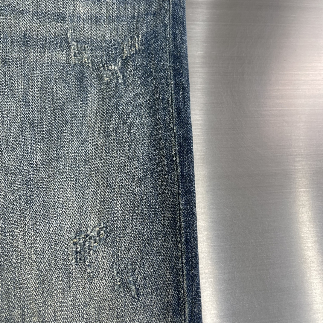 -PRAD 25秋冬完美洗水牛仔裤柔软亲肤面料 奢华头层牛皮腰牌 经典蓝洗水 奢华感订制面料 工艺+洗水