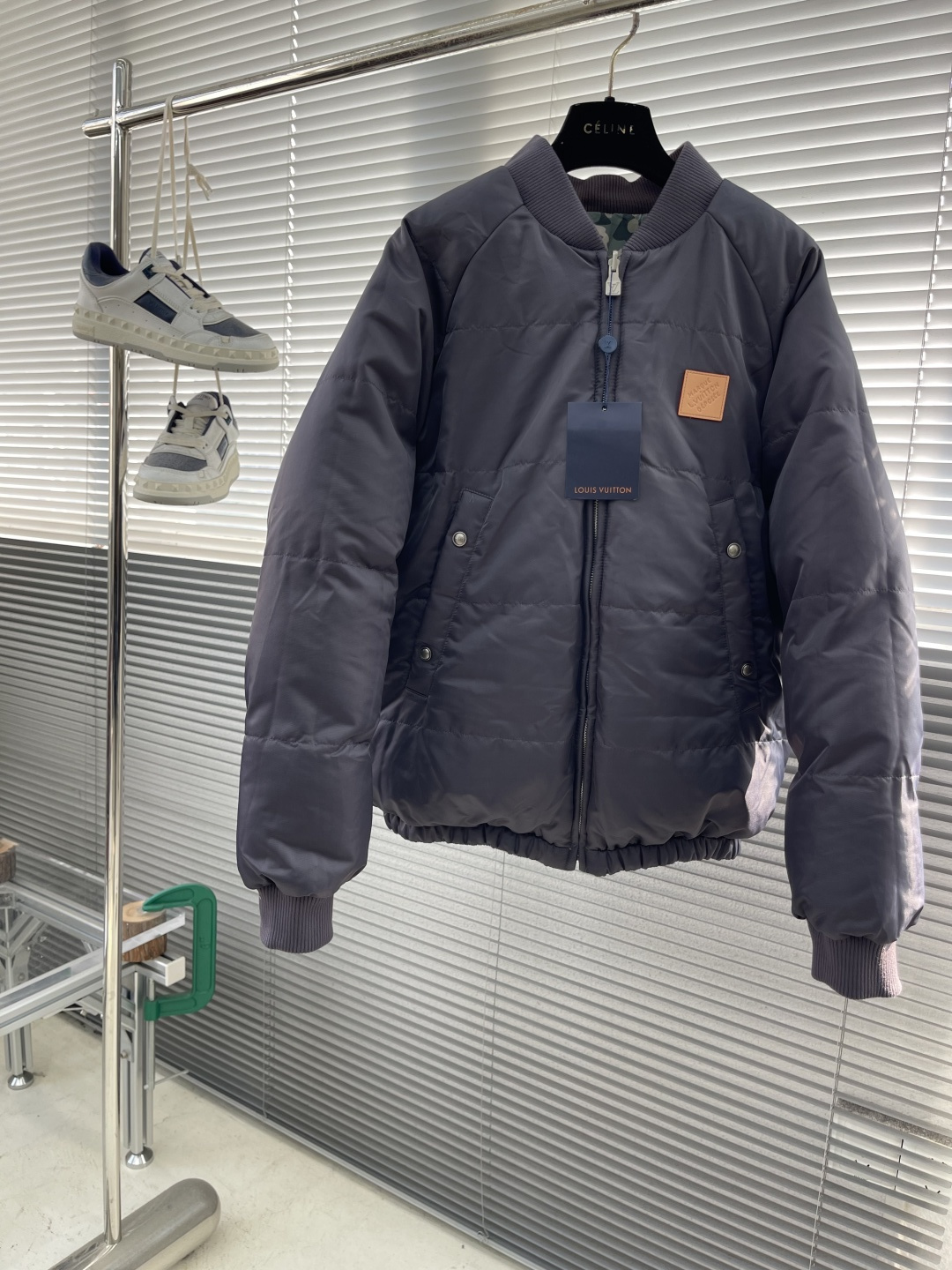 -驴牌      25fw新款DAMIER 半拉链工装套头衫 本款半拉链套头衫为 Damier 珠地棉混