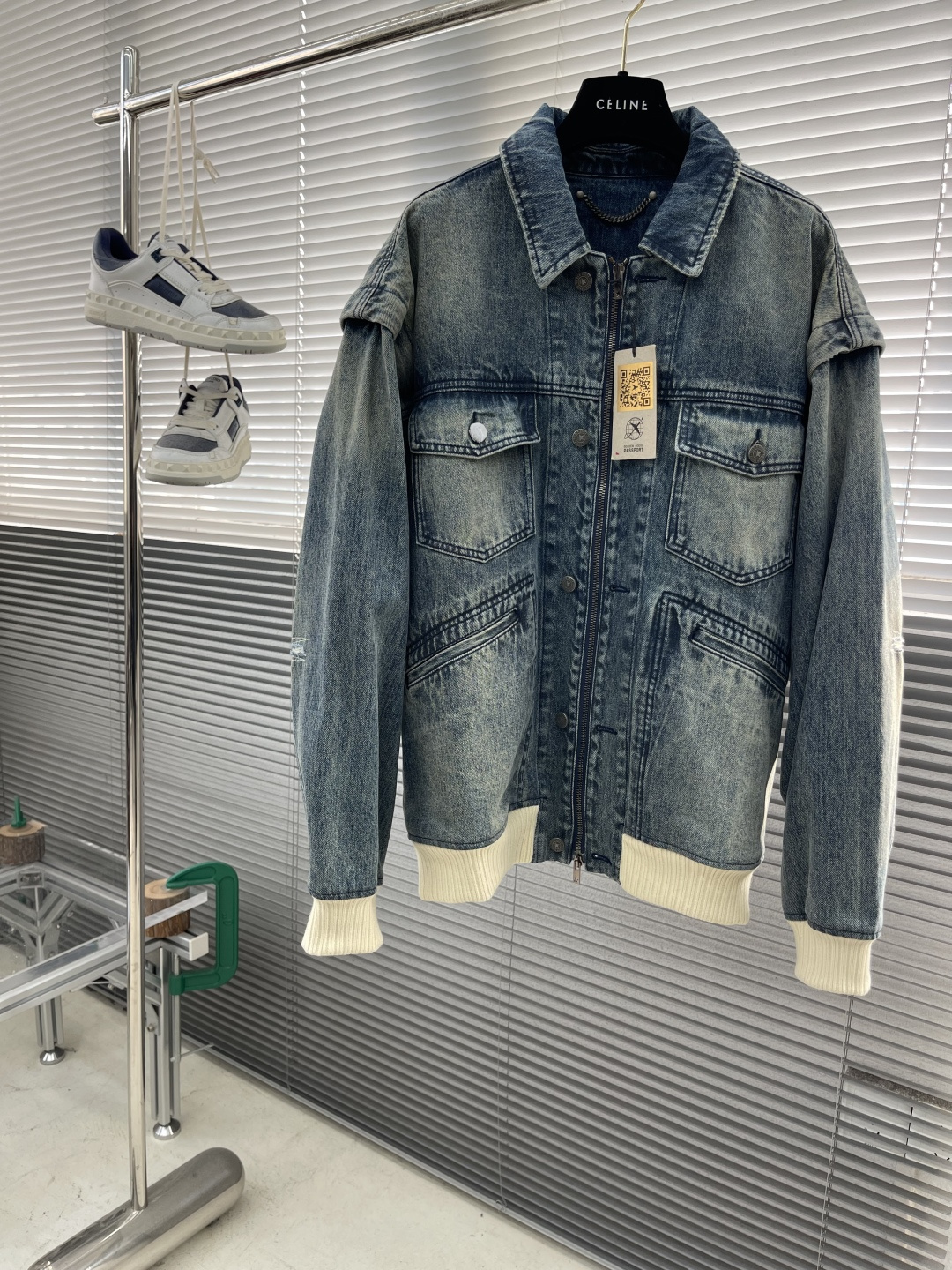 -Golden Goose 易烊千玺同款可拆袖男女同款牛仔外套尺码:S-XL