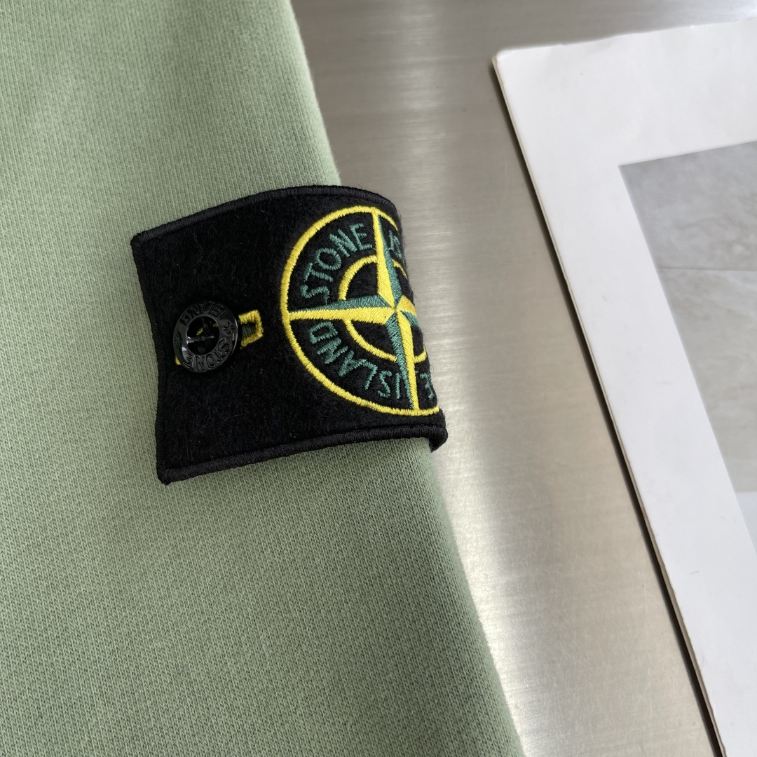 -Stone Island 2025秋冬系列休闲圆领卫衣码数：M-5XL 微阔版型轻量棉感卫衣。石头家同