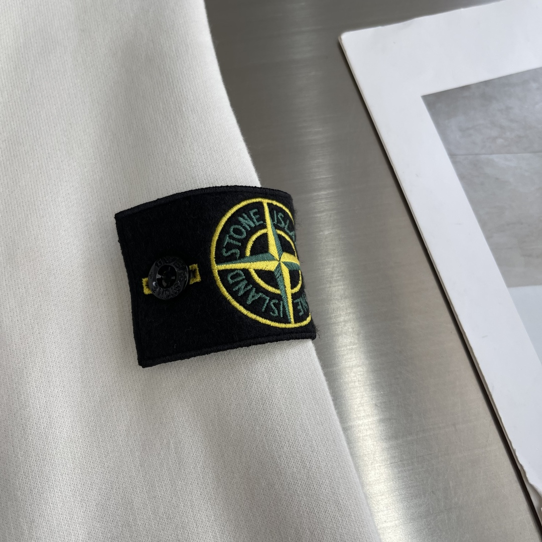 -Stone Island 2025秋冬系列休闲圆领卫衣码数：M-5XL 微阔版型轻量棉感卫衣。石头家同