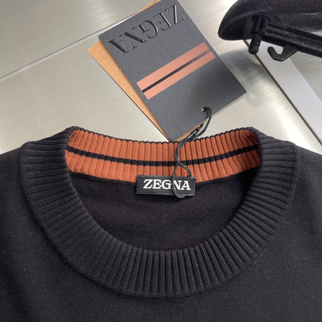 -Z ZEGN 简约风设计毛衣材质64%人造丝。14%棉 14 %丙烯酸纤维尺码：48-5648胸围98