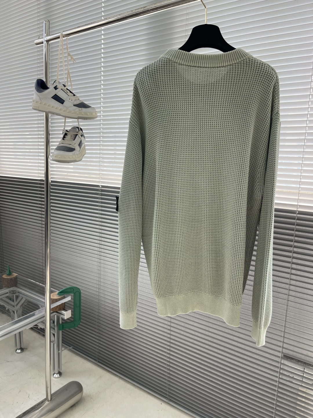 -Stone Island 2025秋冬系列休闲毛衣码数：M-3XL 微阔版型臂袖经典罗盘章仔 经典百搭