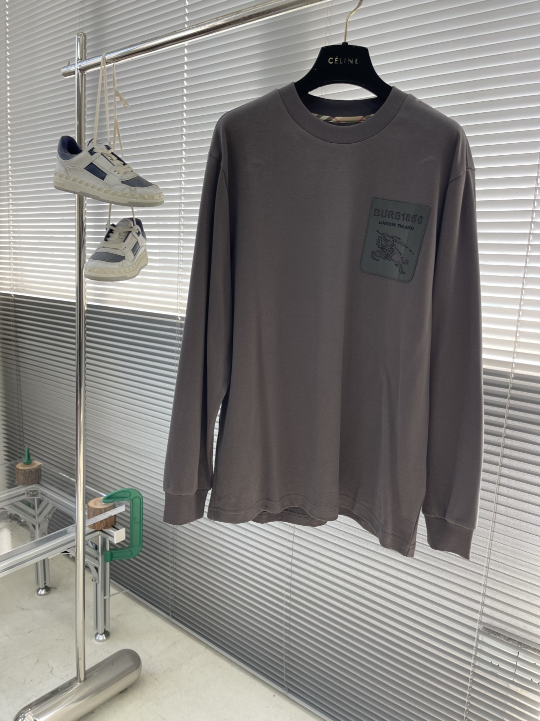 -BBR 2025秋冬系列休闲长袖T恤码数：M-5XL 微阔版型潮流罗马磨毛。面料表面刷毛做磨毛工艺与特