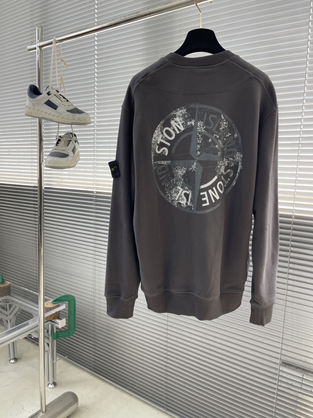 -Stone Island 2025秋冬系列休闲圆领卫衣码数：M-5XL 微阔版型轻量棉感卫衣。石头家同