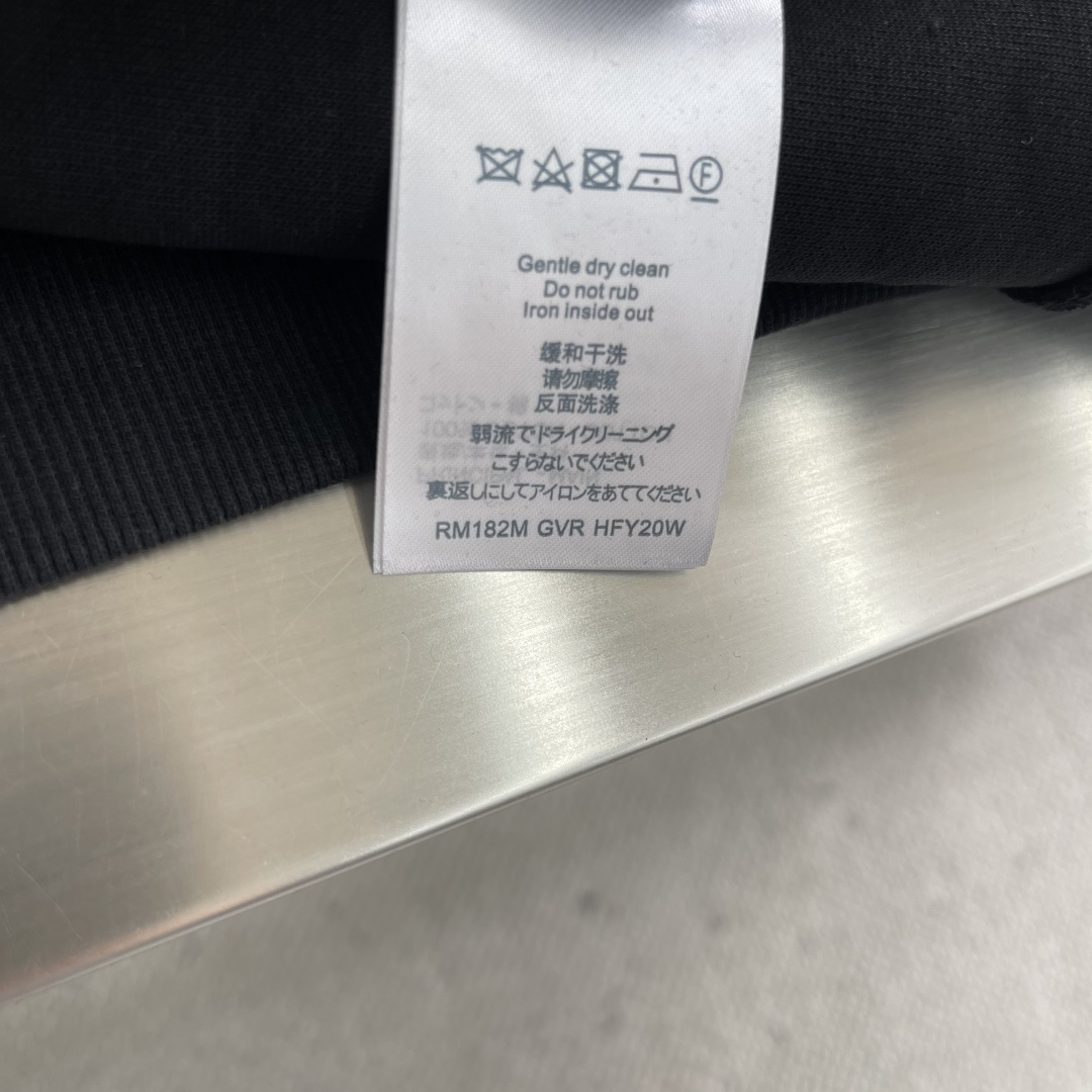 -驴牌 2025fw新款提花字母logo工艺刺绣提花图案休闲宽松棉质面料长袖卫衣男女同款 码数：S-XL