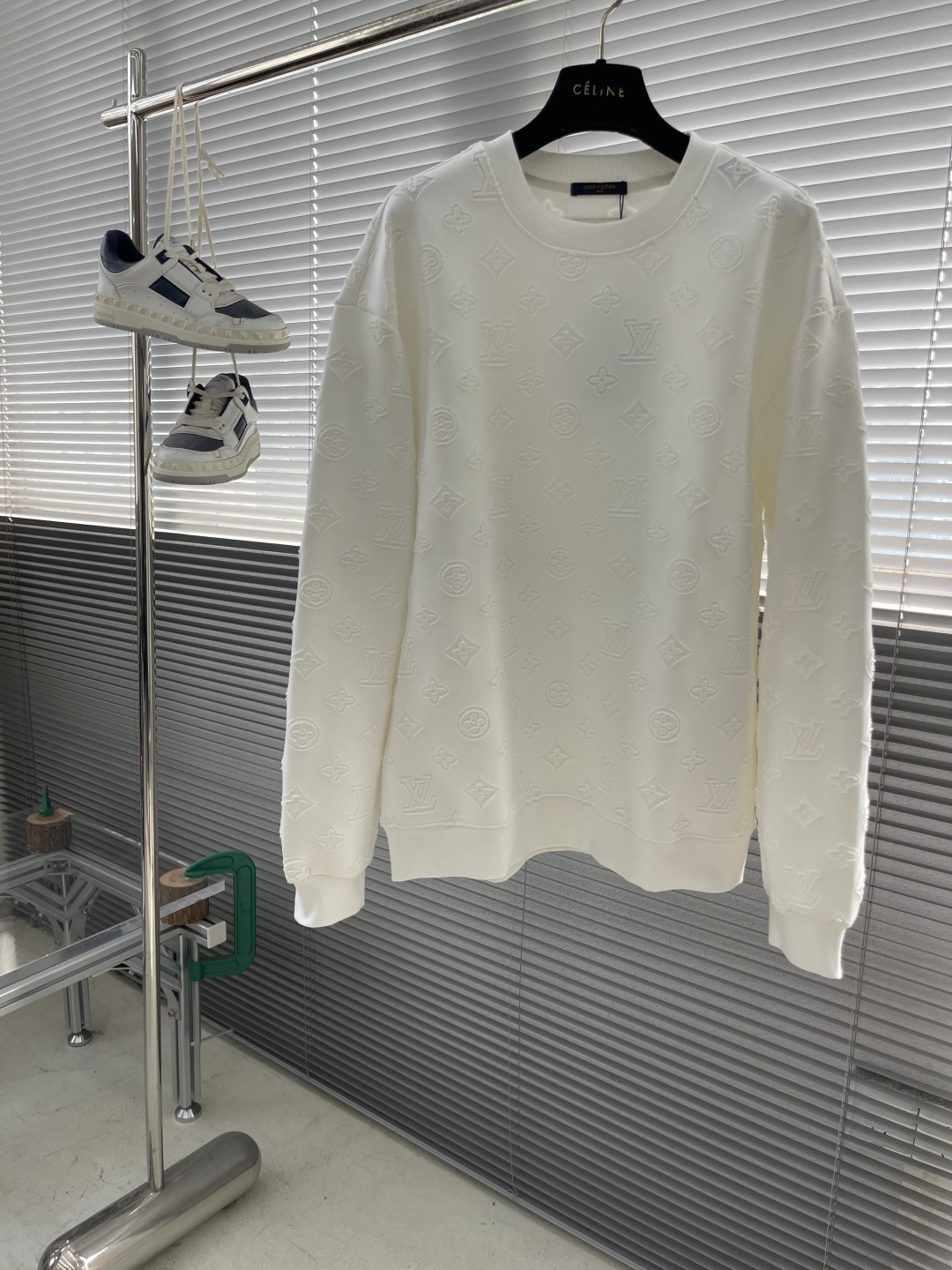 -驴牌 2025fw新款提花字母logo工艺刺绣提花图案休闲宽松棉质面料长袖卫衣男女同款 码数：S-XL