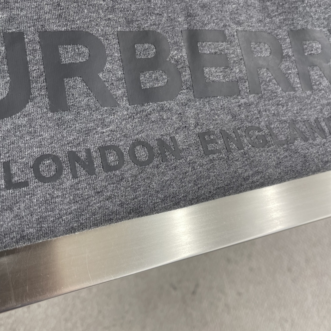 -BBR 24ss灰色字母logoT恤长袖高版本码数：S.M.L.XL衣长71727374胸围 1201