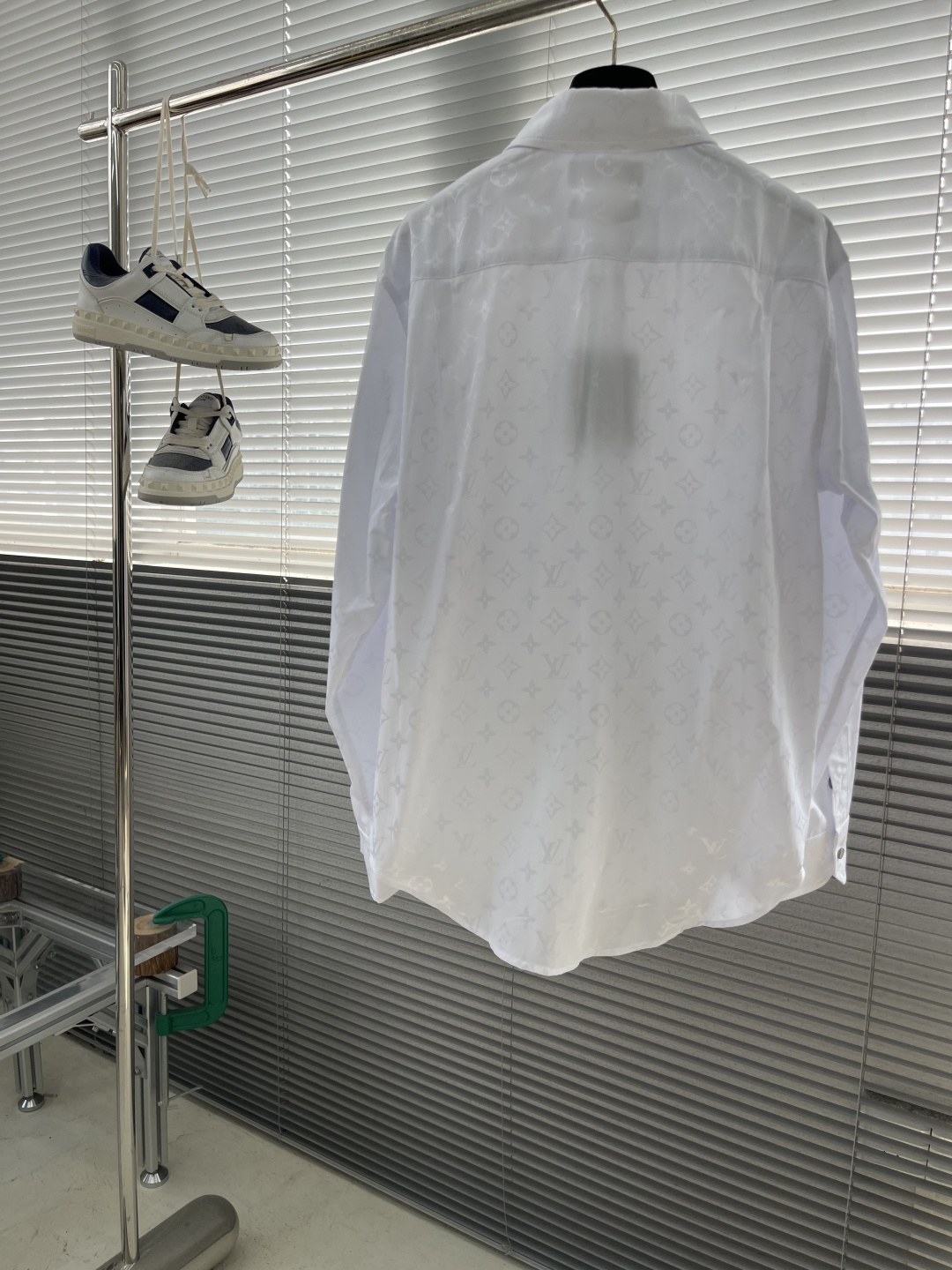 -驴家 25ss新款满印白色衬衫 高版本 码数：S.M.L.XL衣长7576.5 78 79.5胸围 1