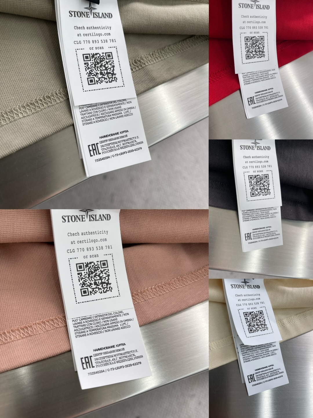 -Stone Island 宽松 纯棉短袖尺码：M-XXL ML XL2XL衣长 6870 7274肩宽