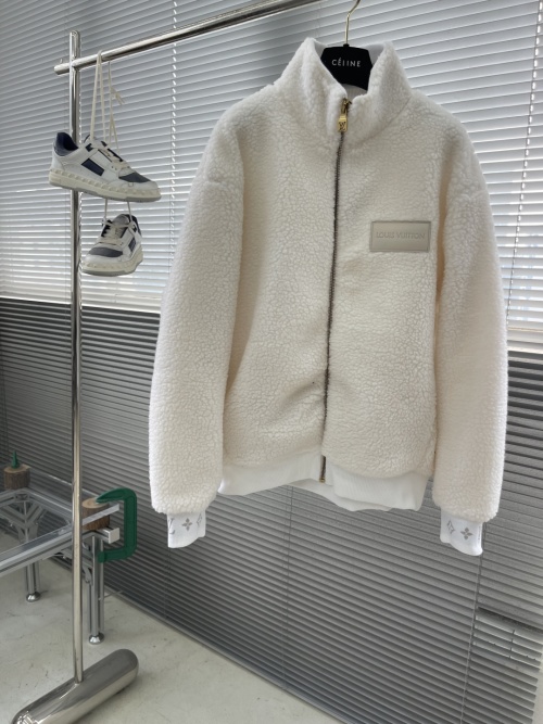 Louis Vuitton 25FW New Leather Patchwork Suede Waist Jacket 12 Louis Vuitton 25FW New Leather Patchwork Suede Waist Jacket