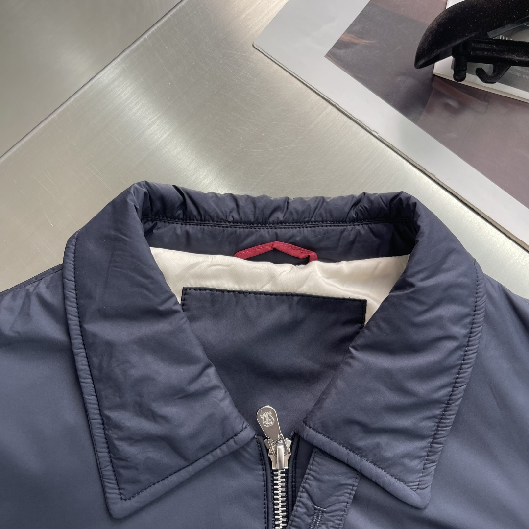 -BC 新款翻领棉服外套中间一层薄棉 面料特别柔软舒适面料 聚酯纤维里料 聚酯纤维尺码：48-56 48