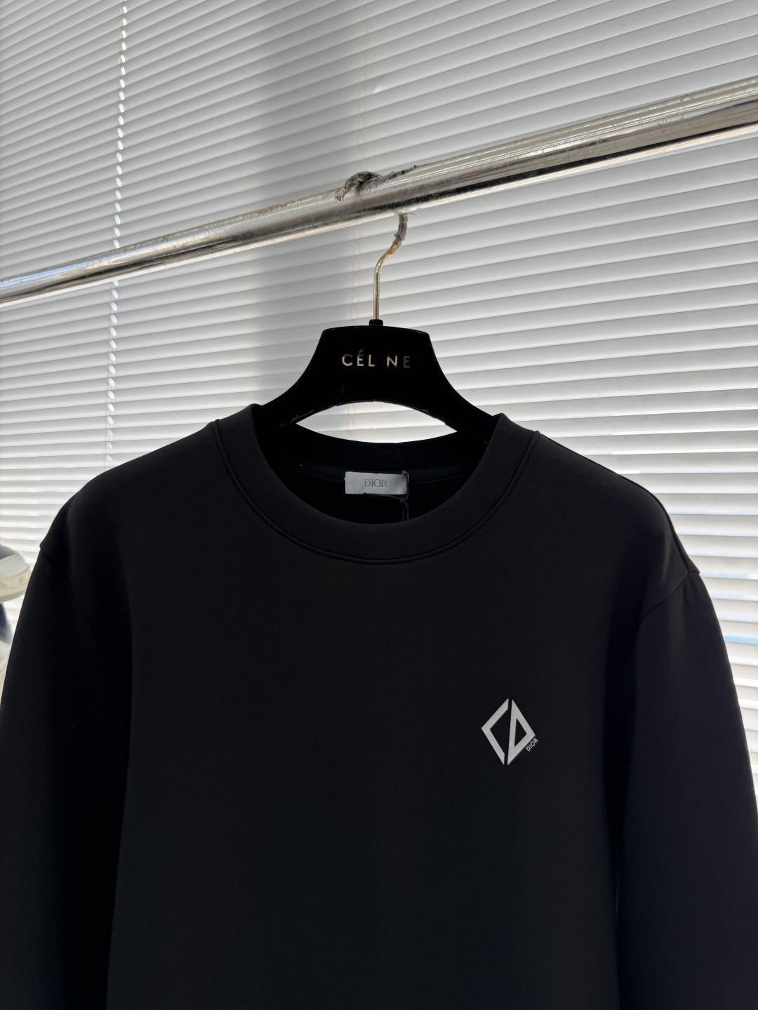 -Dio 黑色反光印花卫衣材质 羊毛莫代尔尺码：48-56 48 50 52 54 56衣长63 65 