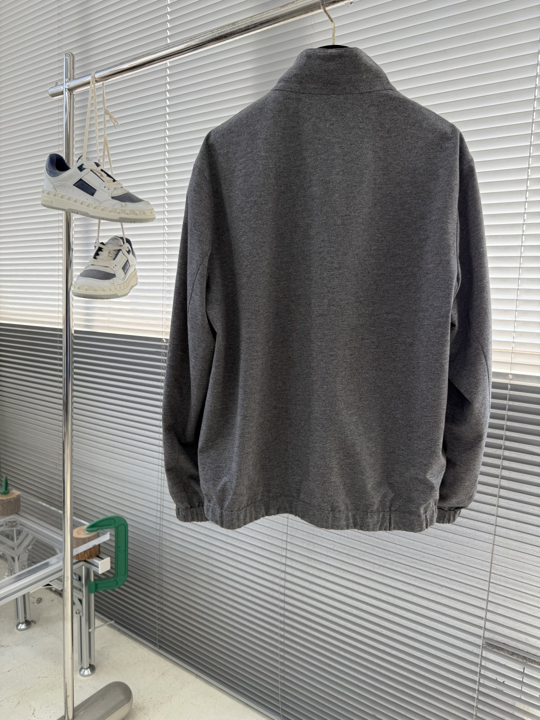 -Kiton 拉链双面穿立领外套材质 面料 聚酯纤维 里料 羊绒 聚酯纤维尺码：48-56 48胸围11