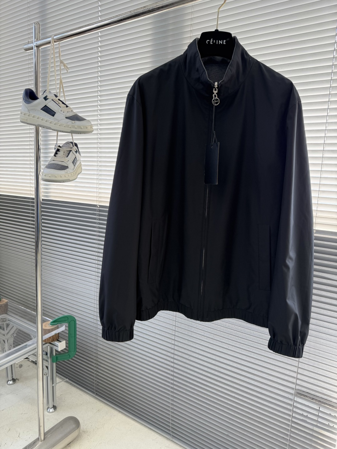 -Kiton 拉链双面穿立领外套材质 面料 聚酯纤维 里料 羊绒 聚酯纤维尺码：48-56 48胸围11