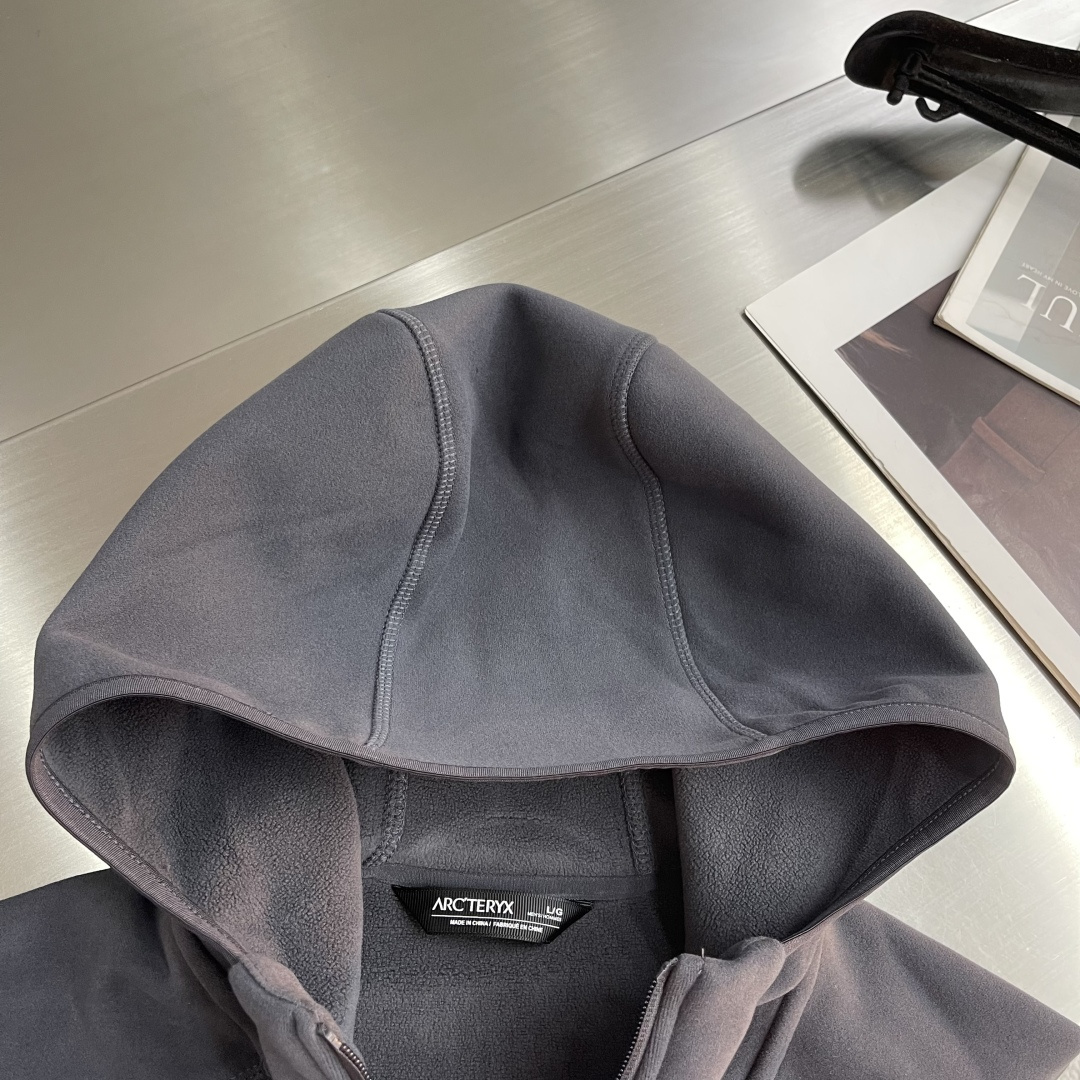 -加绒加厚款！🐦 鸟家 连帽加绒拉链开衫外套！男女同款！ KYANITE JACKET户外保暖连帽抓绒衫