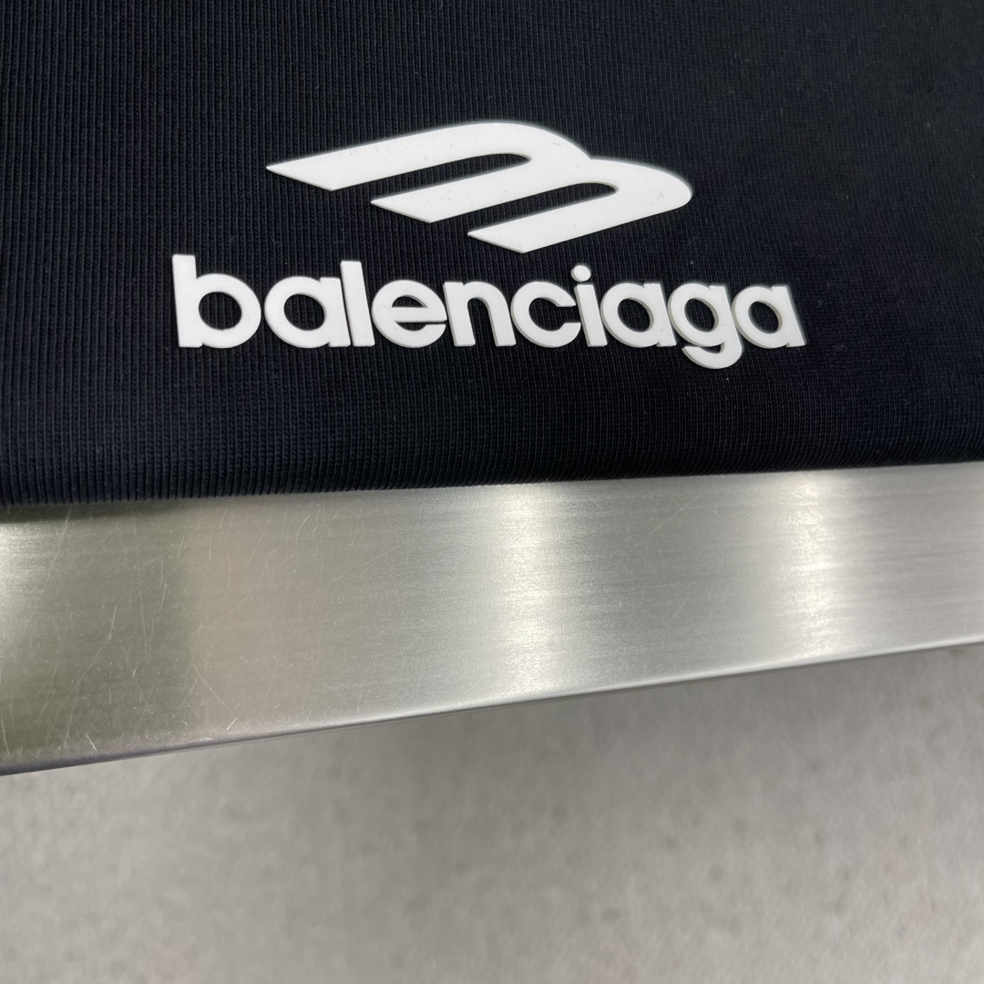-Balenciag M字母印花‼️短袖T恤®采用超级高成本的390克高克重双股双纱纯棉面料 此面料厚实
