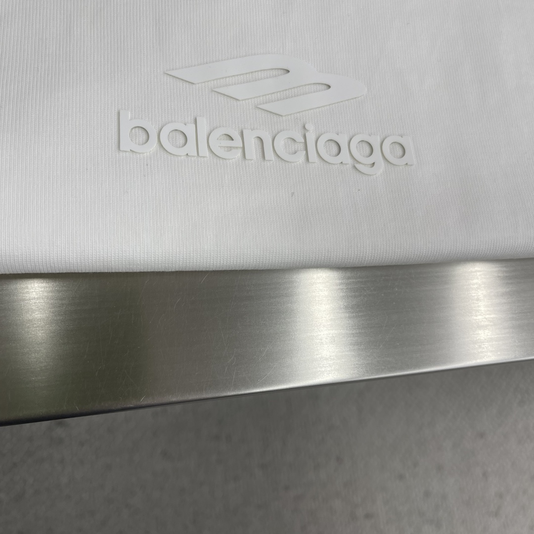 -Balenciag M字母印花‼️短袖T恤®采用超级高成本的390克高克重双股双纱纯棉面料 此面料厚实