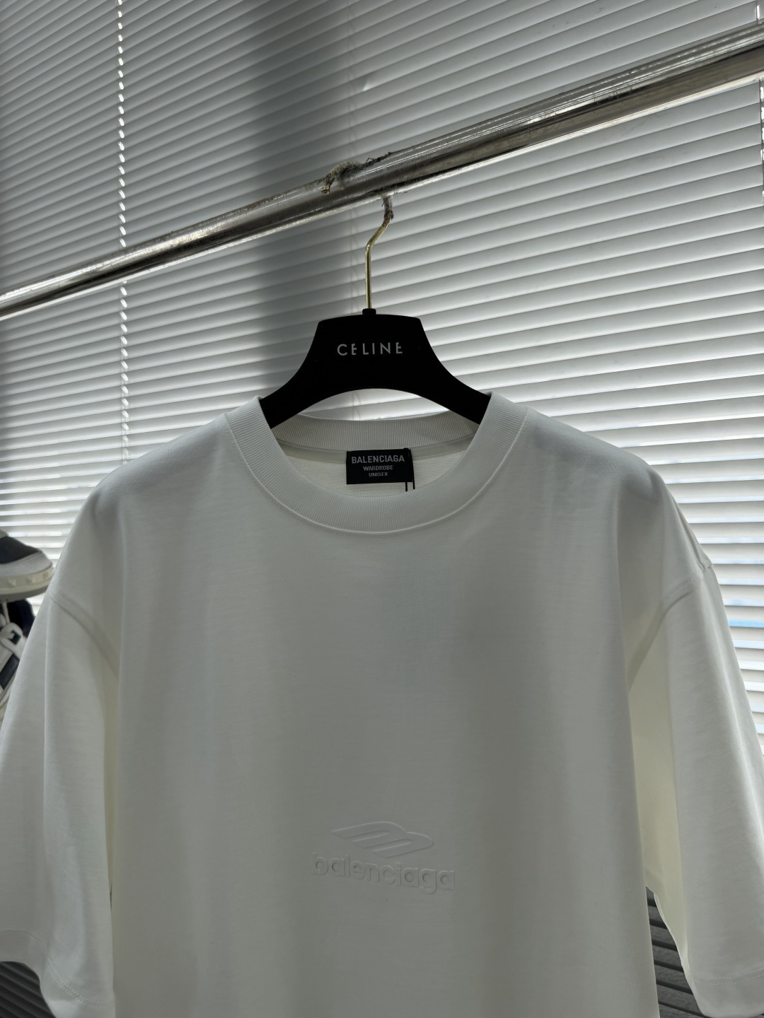 -Balenciag M字母印花‼️短袖T恤®采用超级高成本的390克高克重双股双纱纯棉面料 此面料厚实