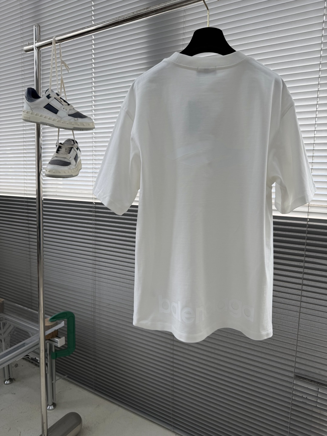 -Balenciag M字母印花‼️短袖T恤®采用超级高成本的390克高克重双股双纱纯棉面料 此面料厚实