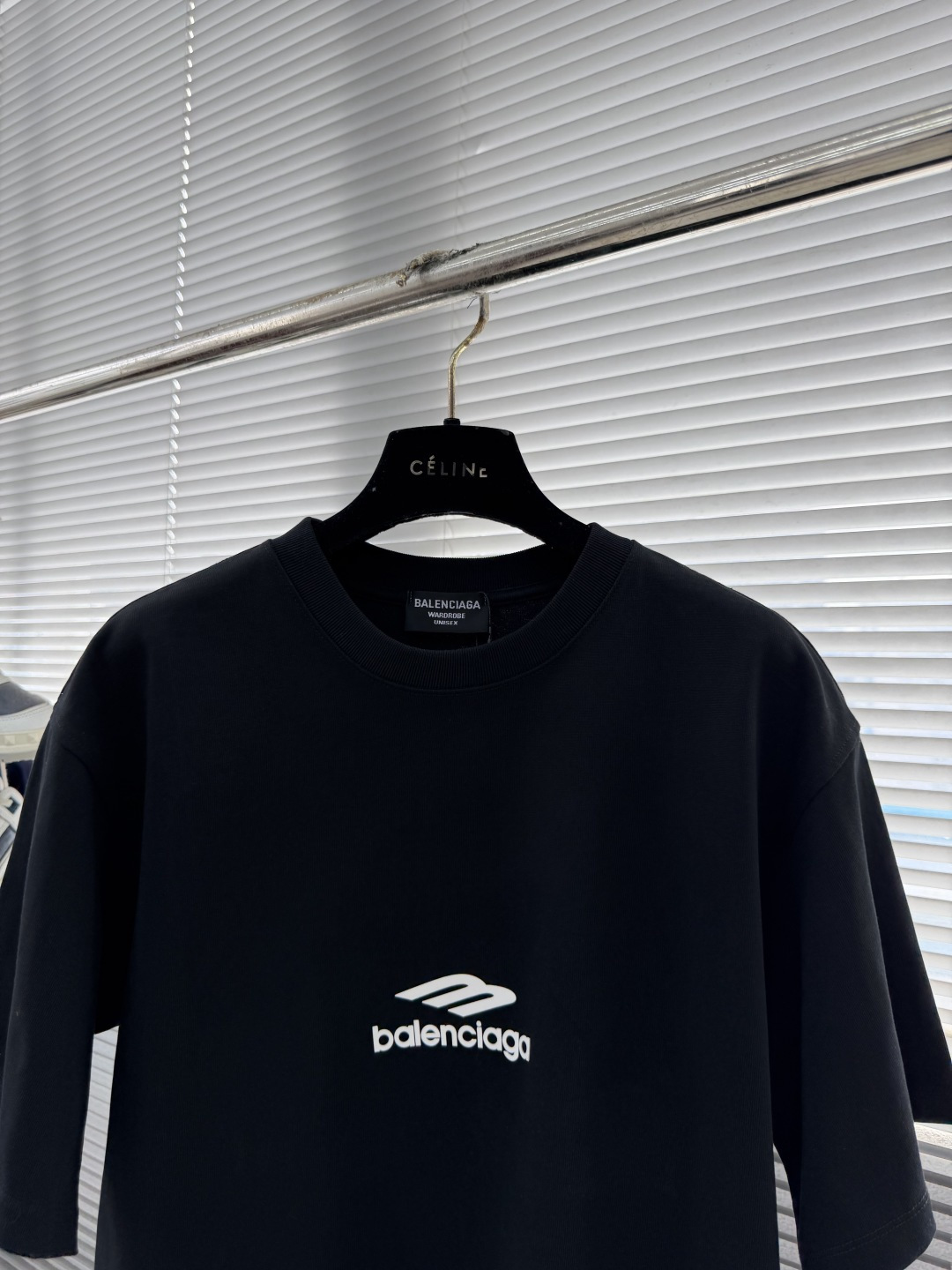 -Balenciag M字母印花‼️短袖T恤®采用超级高成本的390克高克重双股双纱纯棉面料 此面料厚实