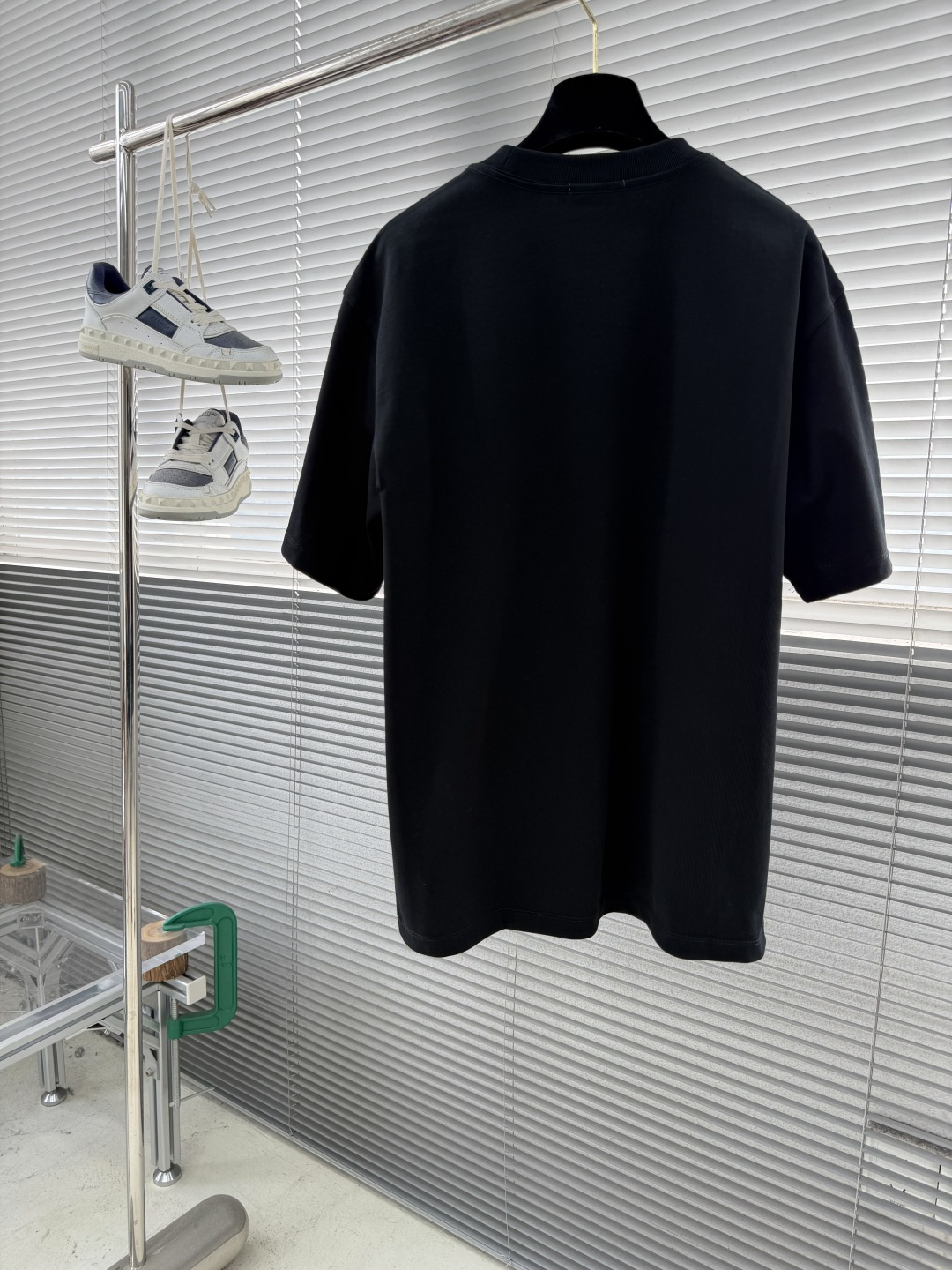 -Balenciag 锁扣‼️短袖T恤®经典双B印花短袖T恤，390克高克重双股双纱纯棉面料 此面料厚实