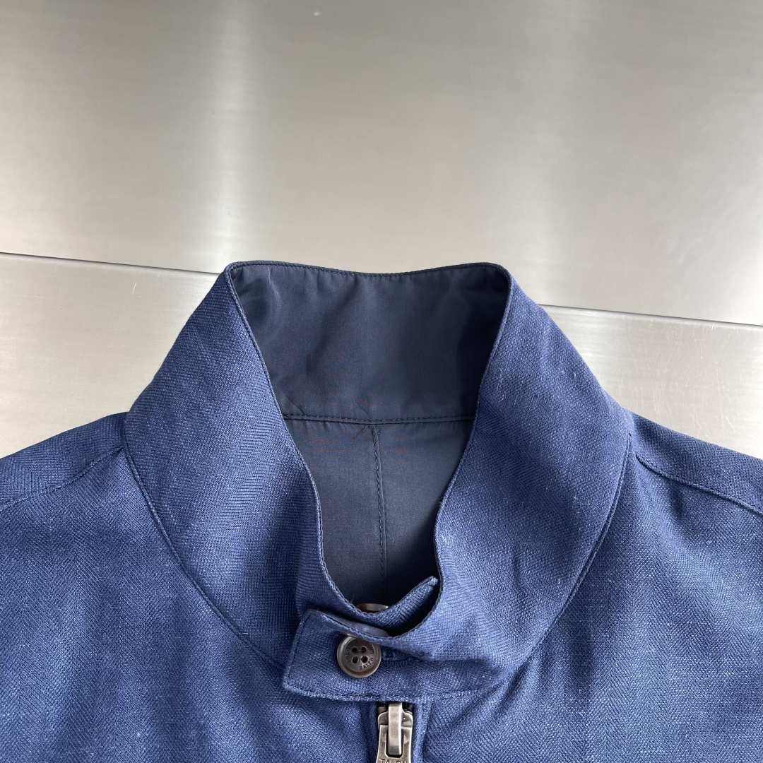 -RAlPh Lauren 标识刺绣俩面穿夹克定制哑光云纹塔夫绸 以及斜纹提花织锦 轻盈坚韧 垂感爽滑 