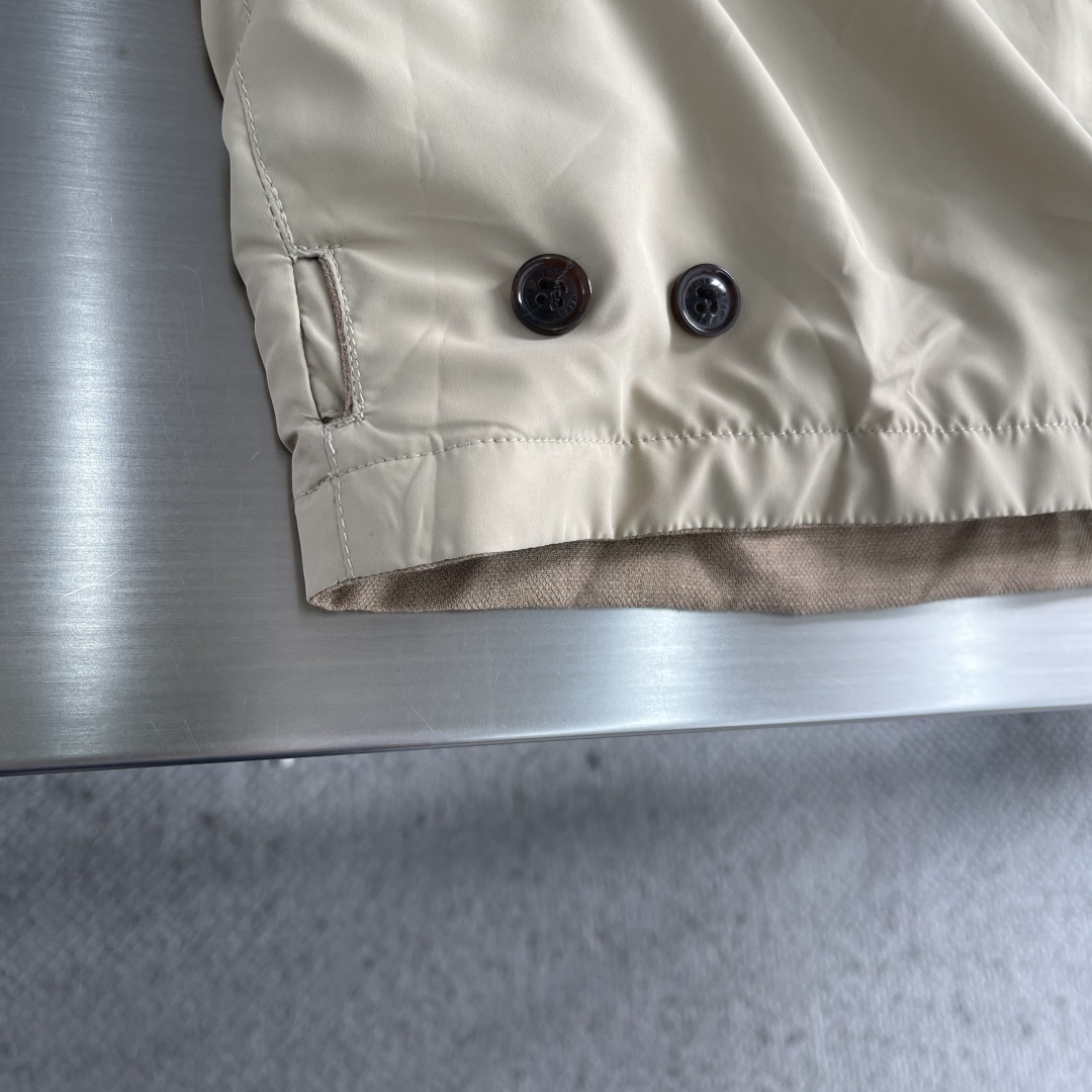 -RAlPh Lauren 标识刺绣俩面穿夹克定制哑光云纹塔夫绸 以及斜纹提花织锦 轻盈坚韧 垂感爽滑 