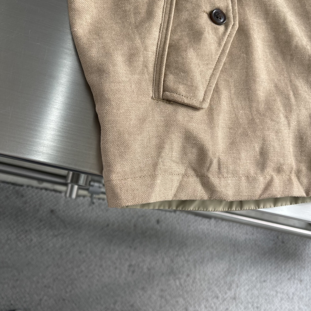 -RAlPh Lauren 标识刺绣俩面穿夹克定制哑光云纹塔夫绸 以及斜纹提花织锦 轻盈坚韧 垂感爽滑 