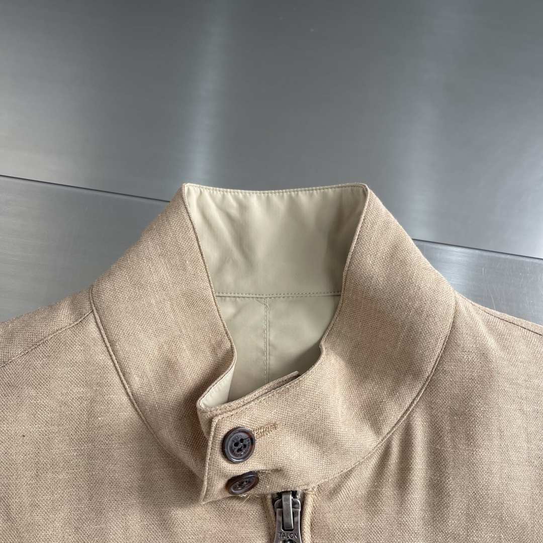 -RAlPh Lauren 标识刺绣俩面穿夹克定制哑光云纹塔夫绸 以及斜纹提花织锦 轻盈坚韧 垂感爽滑 