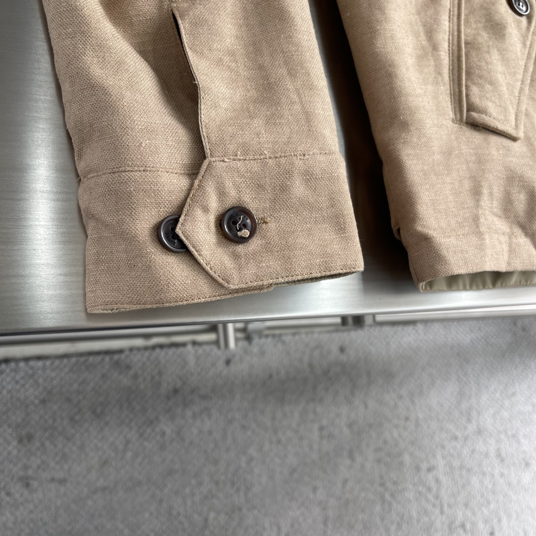 -RAlPh Lauren 标识刺绣俩面穿夹克定制哑光云纹塔夫绸 以及斜纹提花织锦 轻盈坚韧 垂感爽滑 