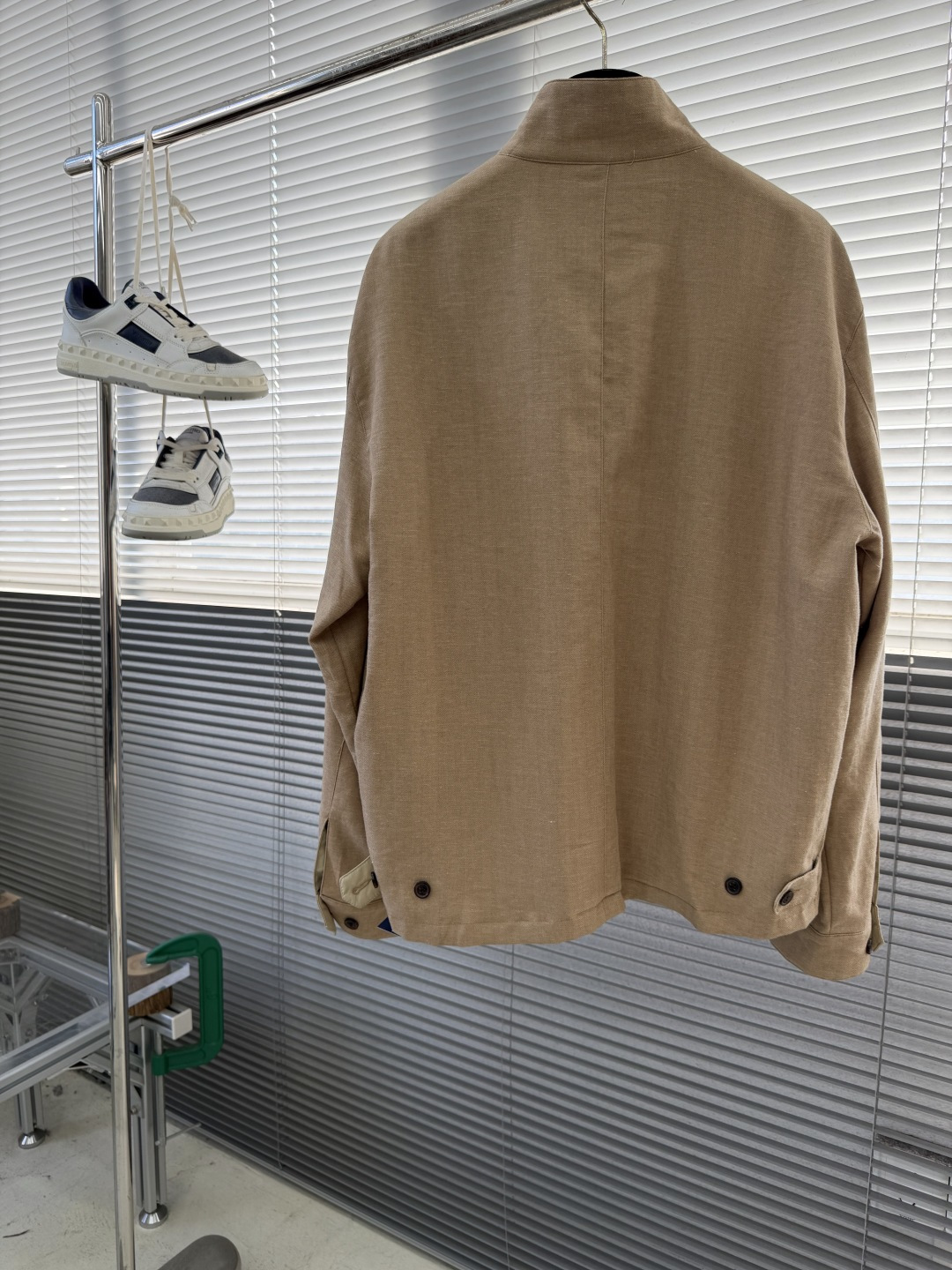 -RAlPh Lauren 标识刺绣俩面穿夹克定制哑光云纹塔夫绸 以及斜纹提花织锦 轻盈坚韧 垂感爽滑 