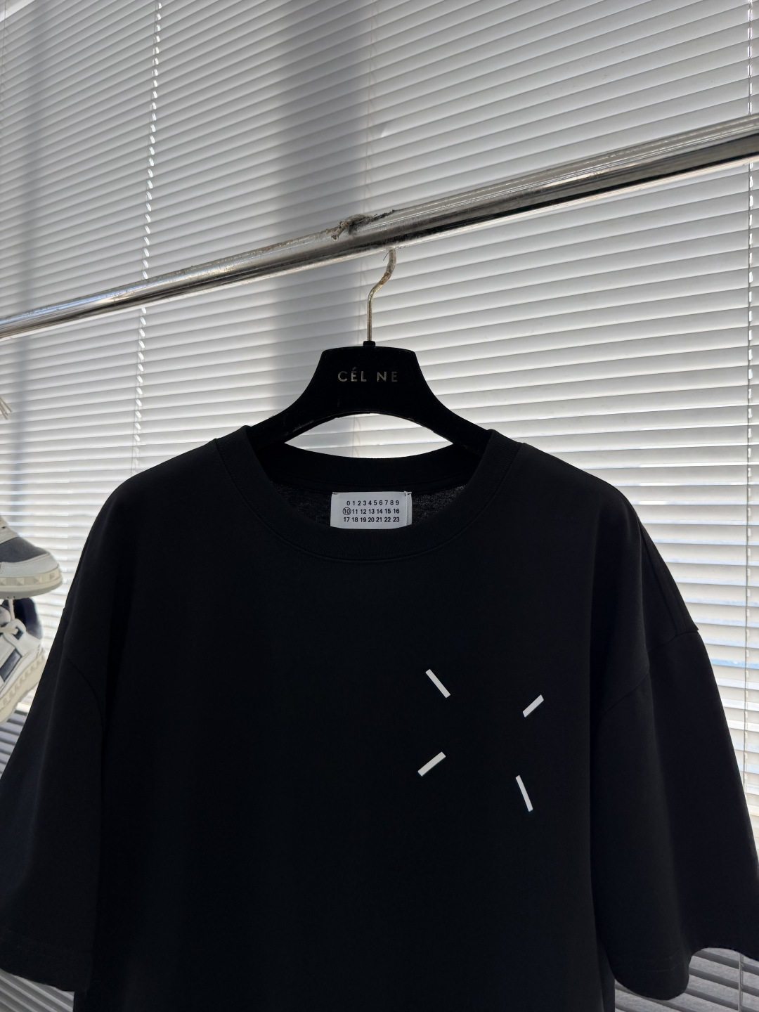 -MM6 马吉拉 25fw新款T恤 前胸四角标厚板胶厚背数码直喷印花双纱精纺全棉100%面料克重300克