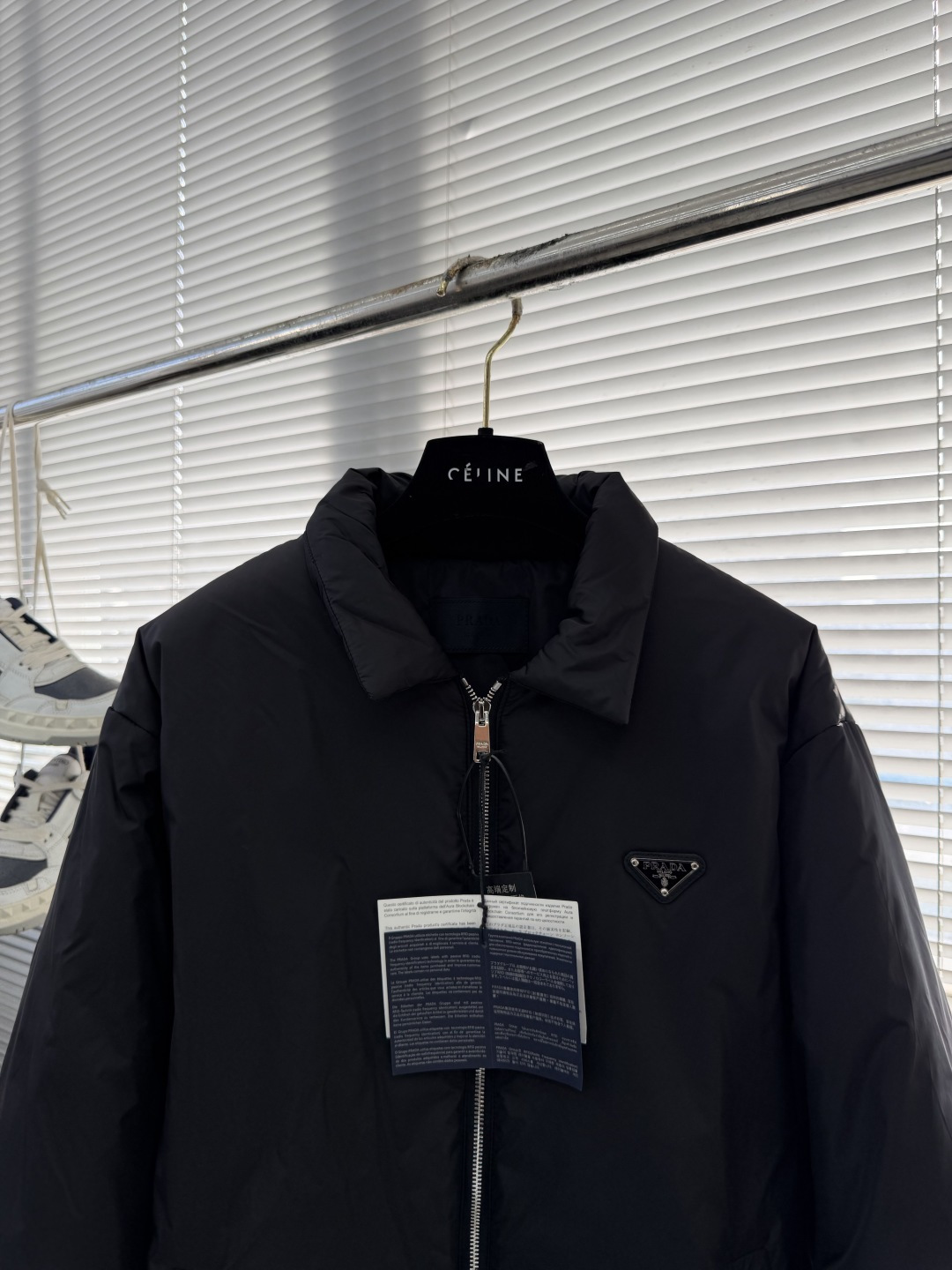 PRAD nylon zipper cotton jacketUsing 60 strands of 100% nylon fabric - Clothes 2