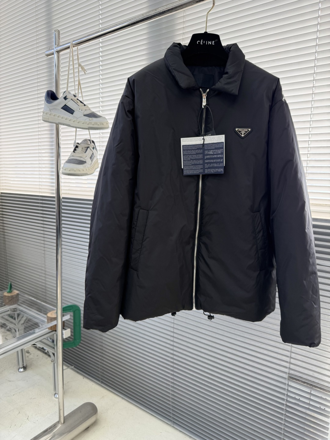 PRAD nylon zipper cotton jacketUsing 60 strands of 100% nylon fabric - Clothes