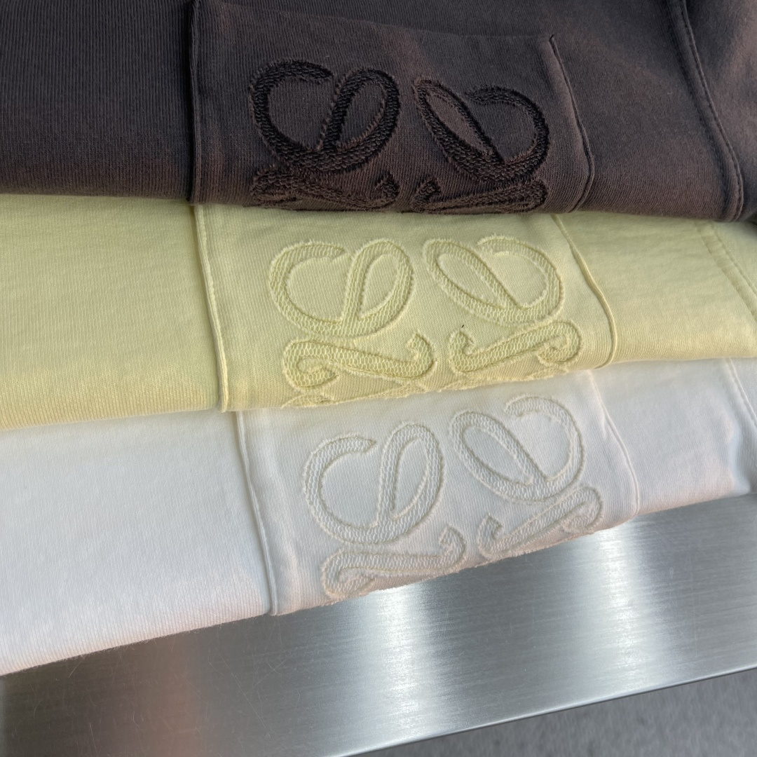 -LOEW 2025秋冬系列短袖T恤码数：M-5XL 微阔版型高克重洗水纯棉毛圈面料，面料表面食毛做磨毛