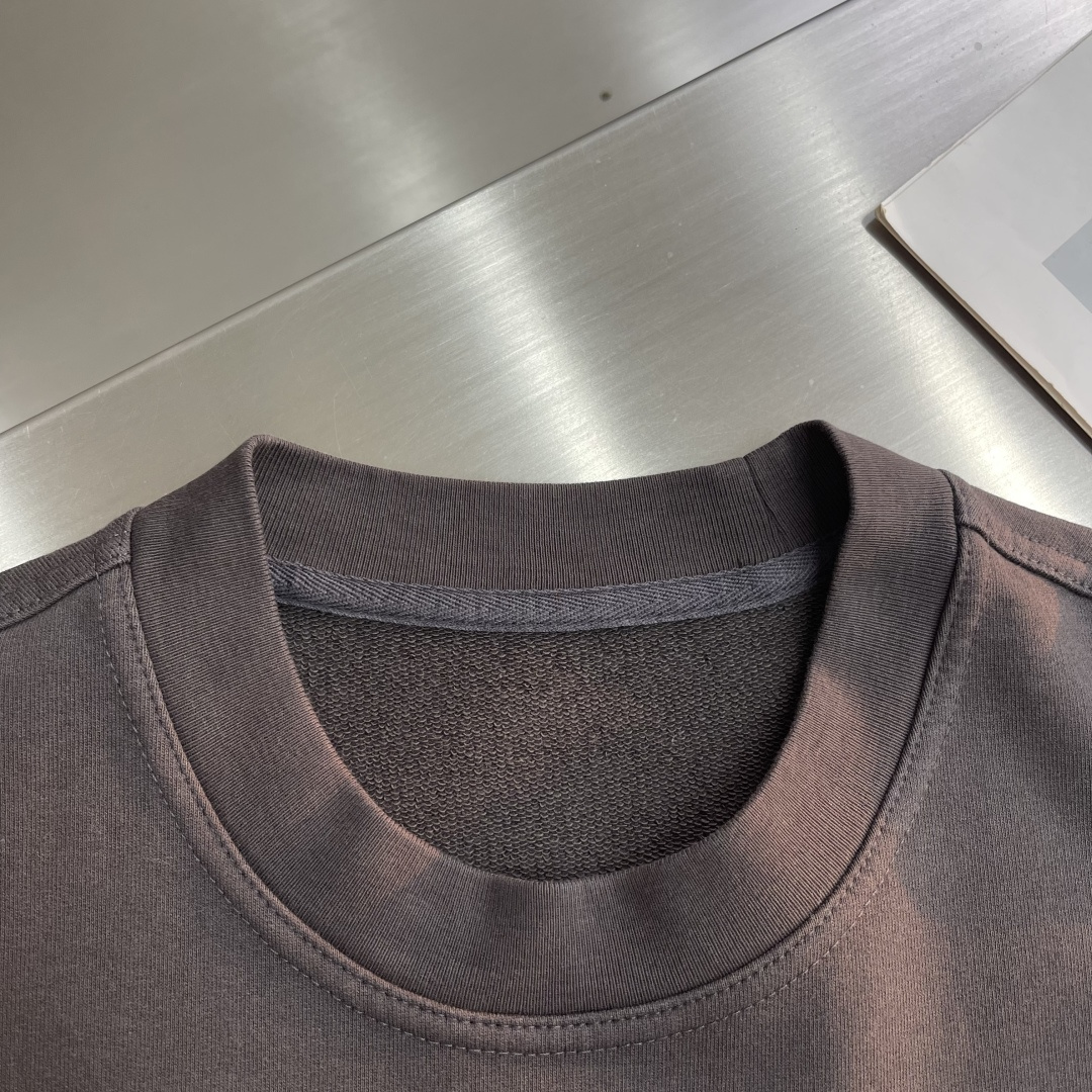 -LOEW 2025秋冬系列短袖T恤码数：M-5XL 微阔版型高克重洗水纯棉毛圈面料，面料表面食毛做磨毛