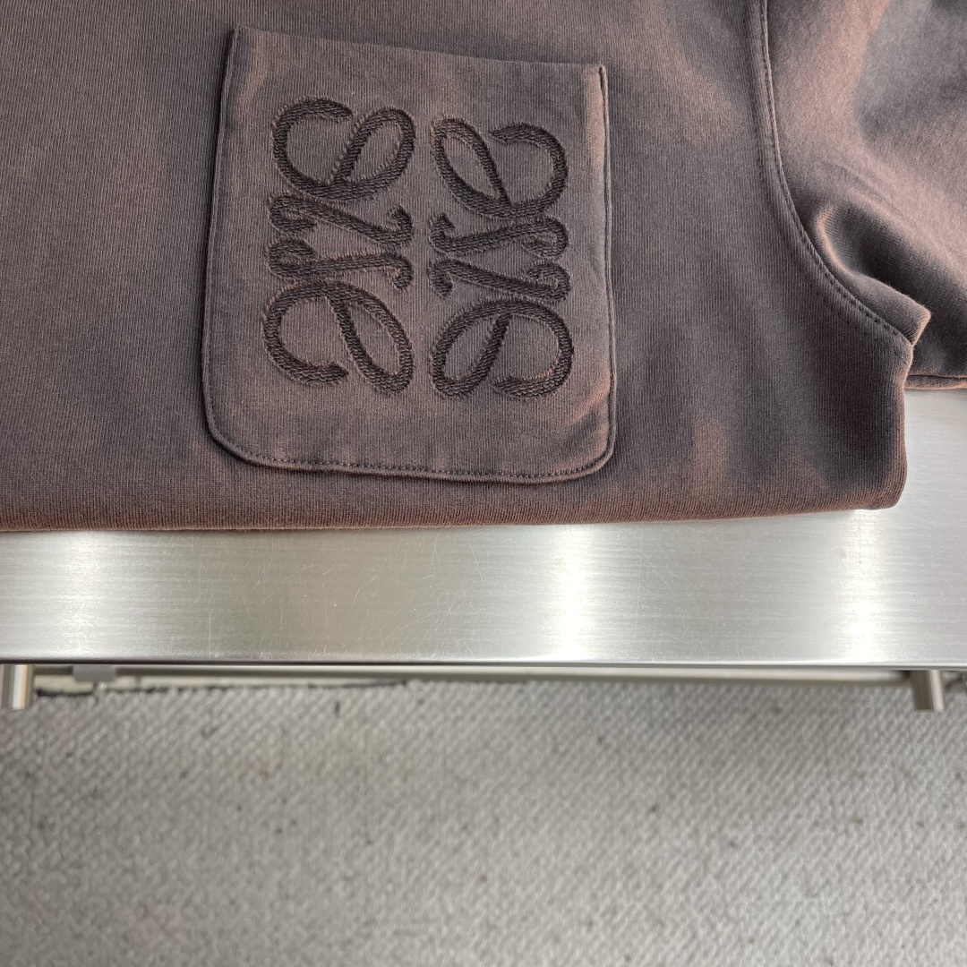 -LOEW 2025秋冬系列短袖T恤码数：M-5XL 微阔版型高克重洗水纯棉毛圈面料，面料表面食毛做磨毛