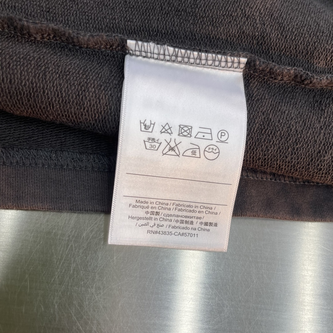 -LOEW 2025秋冬系列短袖T恤码数：M-5XL 微阔版型高克重洗水纯棉毛圈面料，面料表面食毛做磨毛