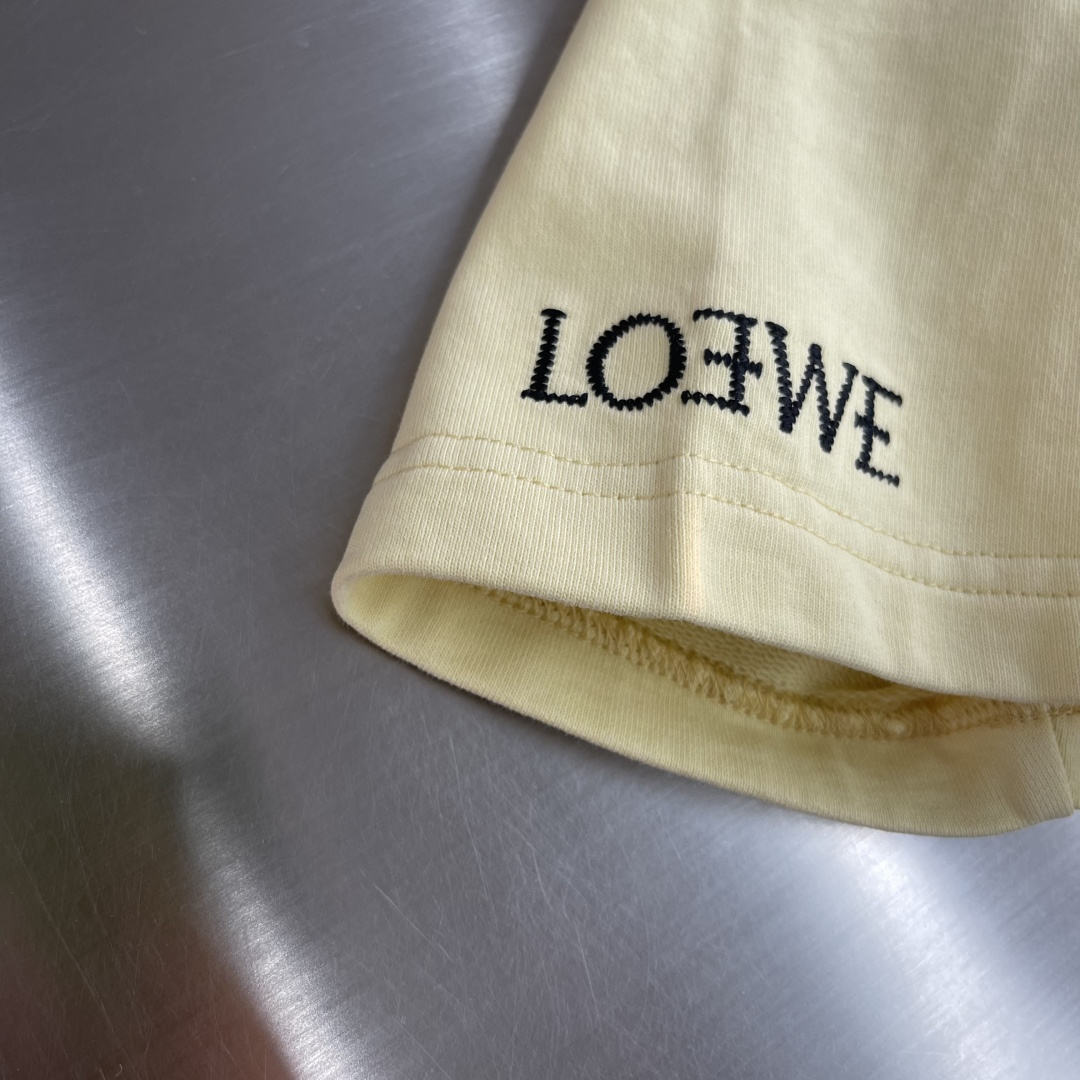 -LOEW 2025秋冬系列短袖T恤码数：M-5XL 微阔版型高克重洗水纯棉毛圈面料，面料表面食毛做磨毛