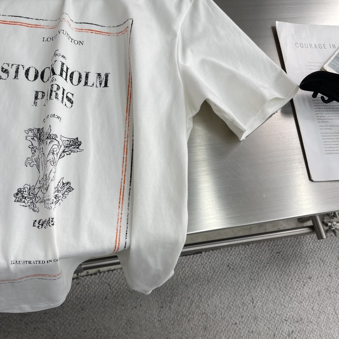 -驴牌 2026早春系列短袖T恤尺码: M-5XL 微阔版型克重：260克重 成份：100%棉 磨毛洗水