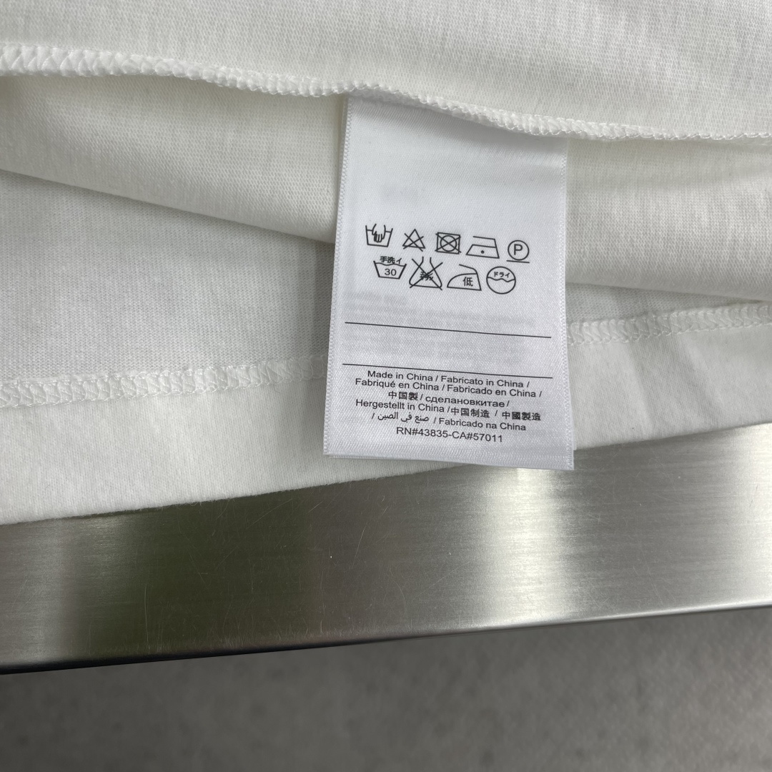 -Dio 2026早春系列短袖T恤尺码: M-5XL 微阔版型克重：260克重 成份：100%棉 磨毛洗